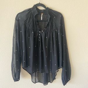 Free People Long Sleeve Blouse